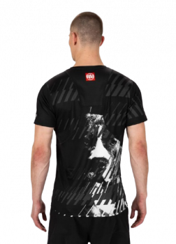 Pit Bull T-Shirt Mesh Performance Pro Plus Street Dog Schwarz